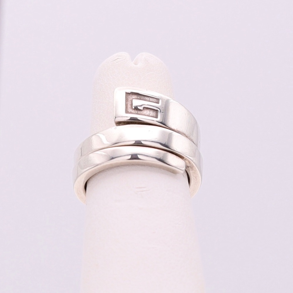 Gucci Sterling Silver Snake Ring